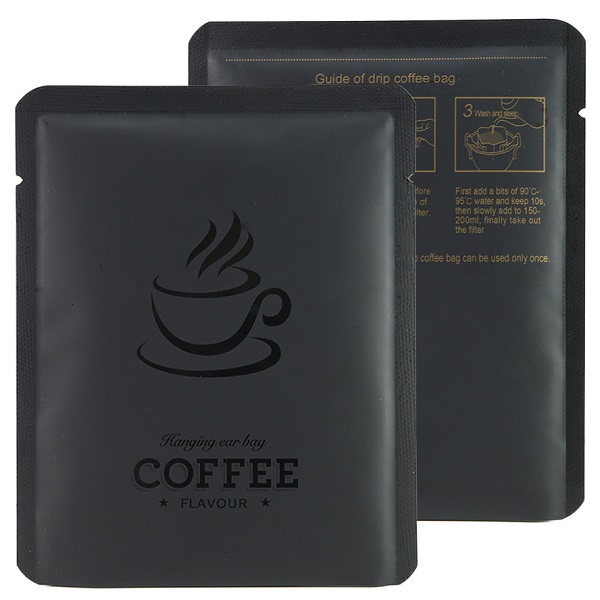 Wholesale Wholesale Stock 10g Drip Coffee Bag 10X12.5cm Aluminized Small  Coffee Package Pouch 3 Side Sealed Coffee Sachets Manufacturer and Supplier