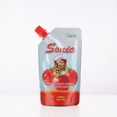 tomato sauce  ketchup pouch